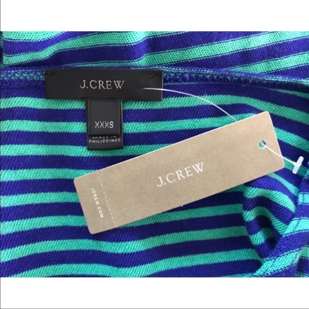 Nwt J. Crew Deck-Striped Oversize Top - Picture 7 of 8